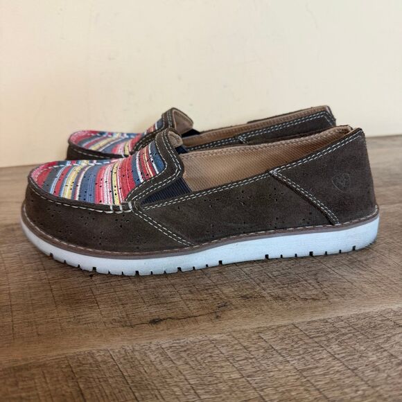 Ariat Women's Serape Stripe 360 Casual Slip-On Cruiser shoes size 7 - Picture 1 of 7